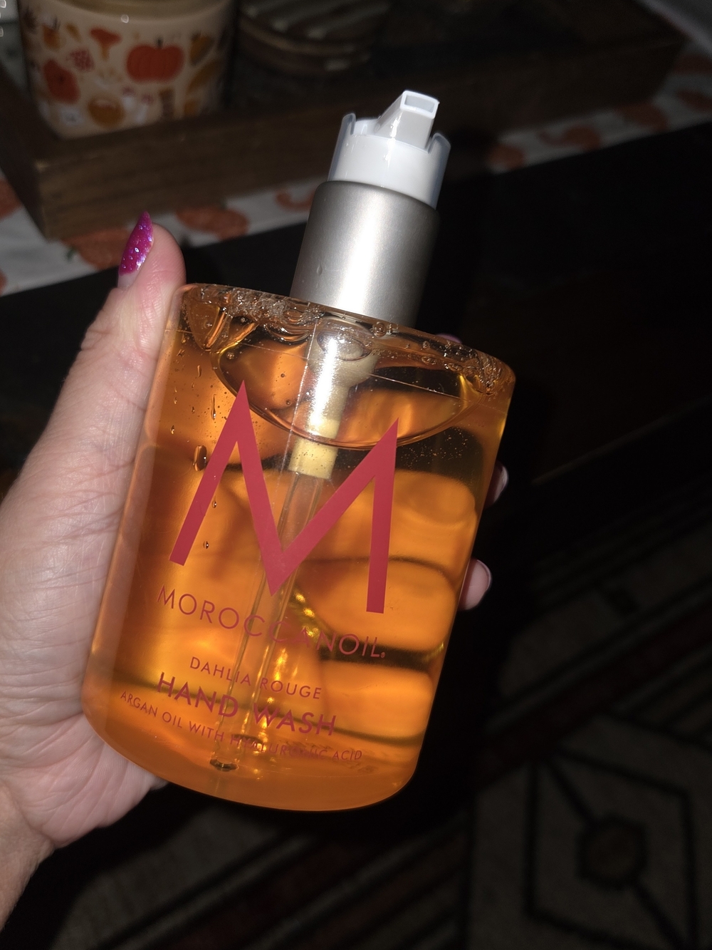 Moroccanoil Dahlia Rouge Orange Gel Hand Wash